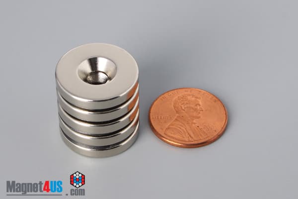 3/4" od x 1/8" #8 N42 Countersunk Magnet - photo 14