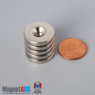 3/4" od x 1/8" #8 N42 Countersunk Magnet - photo 18
