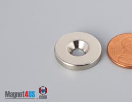 3/4" od x 1/8" #8 N42 Countersunk Magnet - photo 21