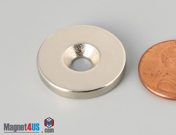 7/8" od x 1/8" #8 N42 Countersunk Magnet - photo 3