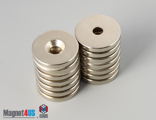 7/8" od x 1/8" #8 N42 Countersunk Magnet - photo 4