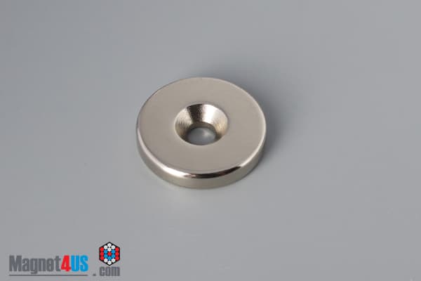 1" od x 3/16" #10 N42 Countersunk Magnet - photo 20