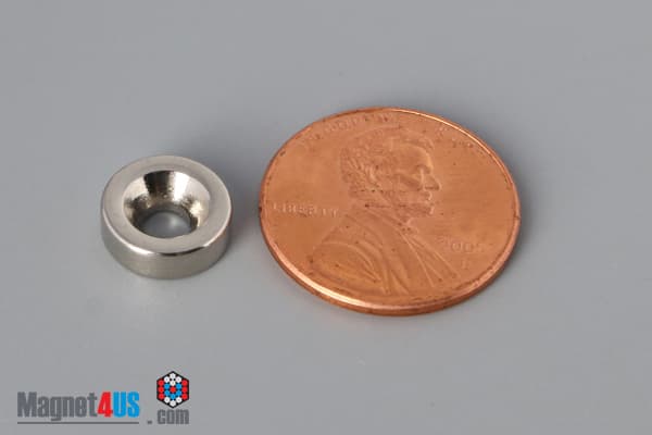 3/8" od x 1/8" #4 N42 Countersunk Magnet - photo 8