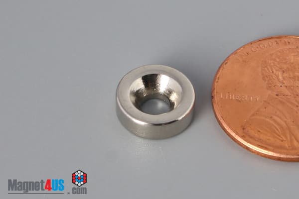 3/8" od x 1/8" #4 N42 Countersunk Magnet - photo 9
