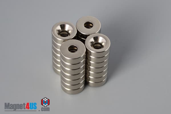 3/8" od x 1/8" #4 N42 Countersunk Magnet - photo 10