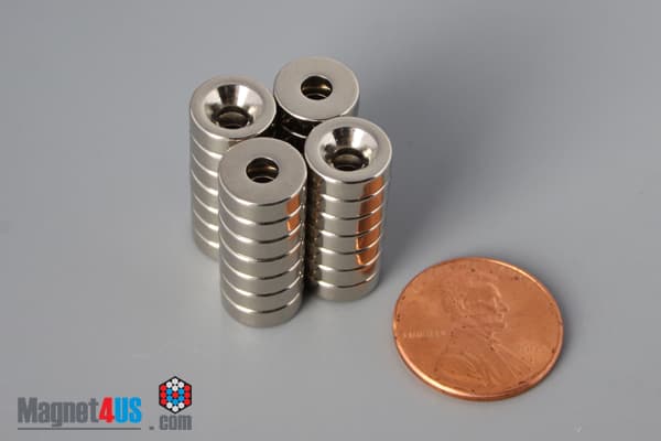 3/8" od x 1/8" #4 N42 Countersunk Magnet - photo 11