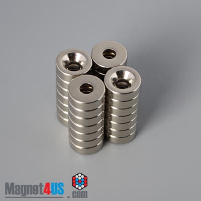 3/8" od x 1/8" #4 N42 Countersunk Magnet - photo 16