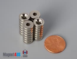3/8" od x 1/8" #4 N42 Countersunk Magnet - photo 23