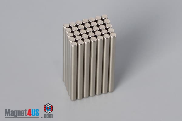 1/16" dia. x 3/4" N40 Neodymium Cylinder Magnet - photo 4