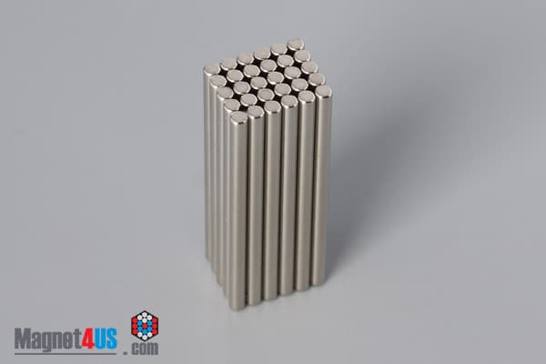 1/16" dia. x 1" N40 Neodymium Cylinder Magnet - photo 4