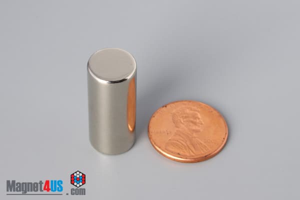 7/16" dia. x 1" N40 Neodymium Cylinder Magnet - photo 1