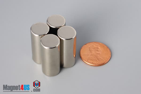 7/16" dia. x 1" N40 Neodymium Cylinder Magnet - photo 5