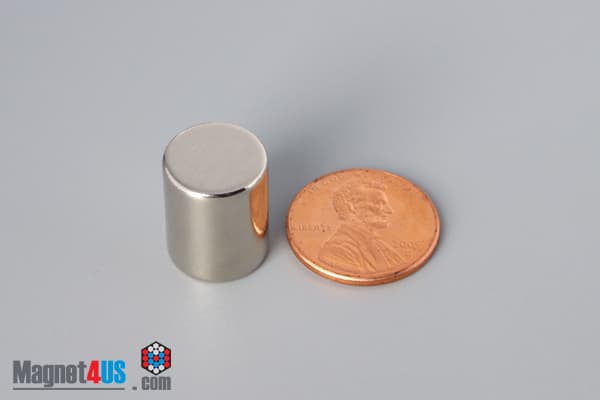1/2" dia. x 5/8" N45 Neodymium Cylinder Magnet - photo 1