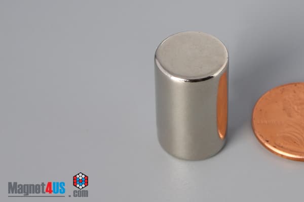 1/2" dia. x 7/8" N45 Neodymium Cylinder Magnet - photo 3