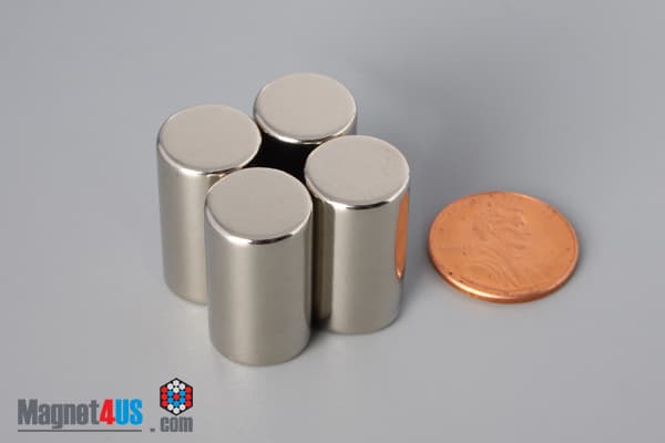 1/2" dia. x 7/8" N45 Neodymium Cylinder Magnet - photo 5