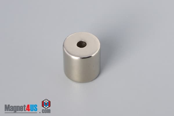 1/2" od x 1/8" id x 1/2" N40 Neodymium Ring Magnet - photo 2