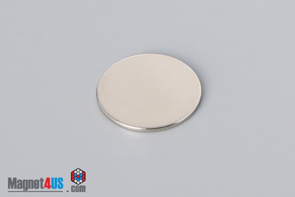 9/16" dia. x 1/32" N40 Neodymium Disc Magnet - photo 2