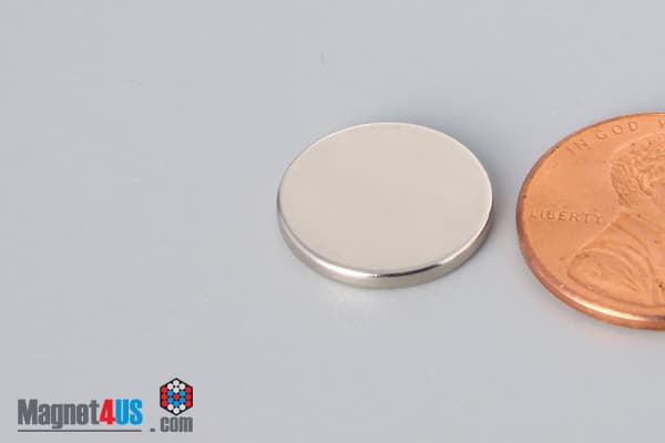 9/16" dia. x 1/16" N40 Neodymium Disc Magnet - photo 3