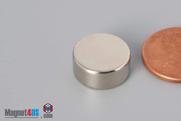 9/16" dia. x 1/4" N40 Neodymium Disc Magnet - photo 3