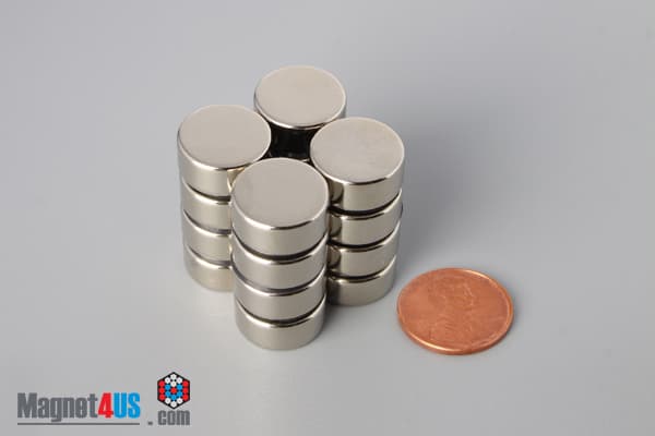 9/16" dia. x 1/4" N40 Neodymium Disc Magnet - photo 5
