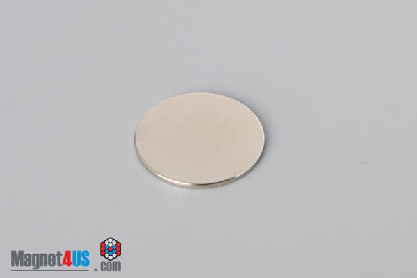5/8" dia. x 1/32" N40 Neodymium Disc Magnet - photo 2