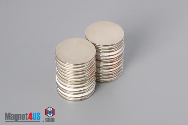 5/8" dia. x 1/32" N40 Neodymium Disc Magnet - photo 4