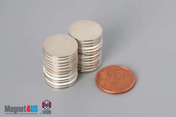 5/8" dia. x 1/32" N40 Neodymium Disc Magnet - photo 5