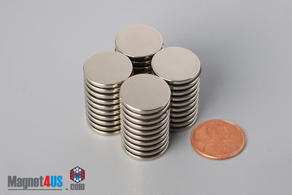 5/8" dia. x 1/16" N52 Neodymium Disc Magnet - photo 5