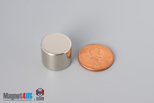 5/8" dia. x 1/2" N40 Neodymium Disc Magnet - photo 1