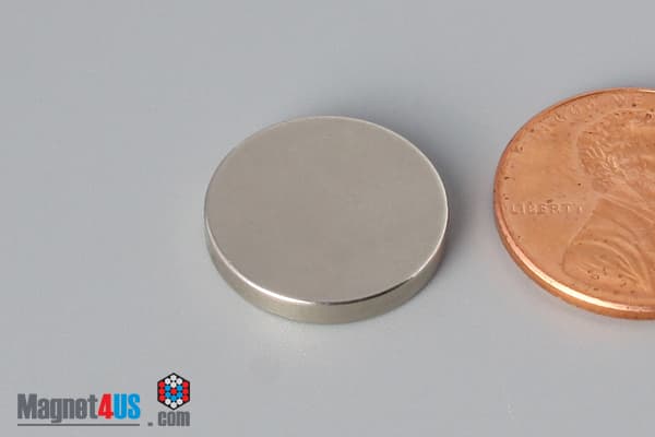 5/8" dia. x 3/32" N40 Neodymium Disc Magnet - photo 3