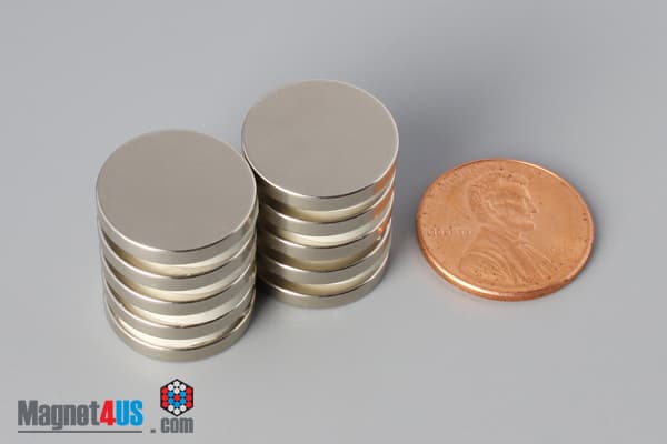 5/8" dia. x 3/32" N40 Neodymium Disc Magnet - photo 5