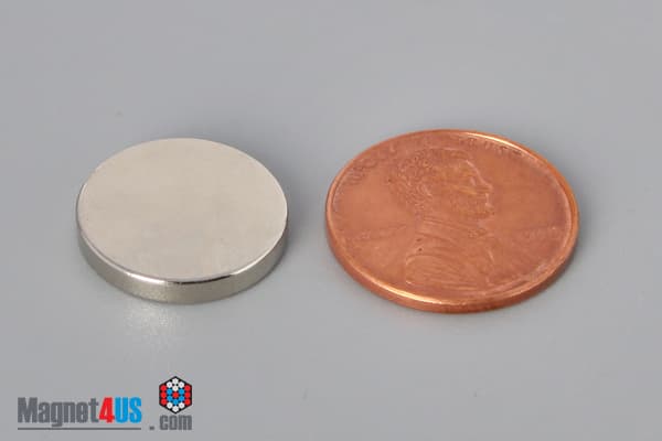 5/8" dia. x 1/10" N40 Neodymium Disc Magnet - photo 1