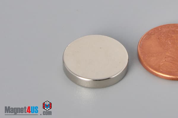 5/8" dia. x 1/8" N40 Neodymium Disc Magnet - photo 3