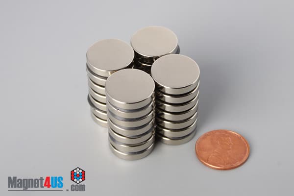 5/8" dia. x 1/8" N40 Neodymium Disc Magnet - photo 5