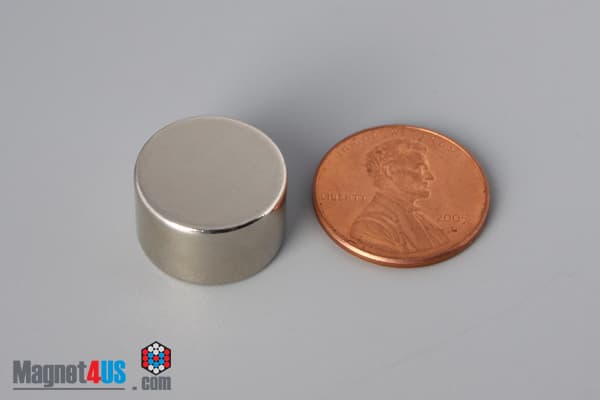 5/8" dia. x 3/8" N40 Neodymium Disc Magnet - photo 1