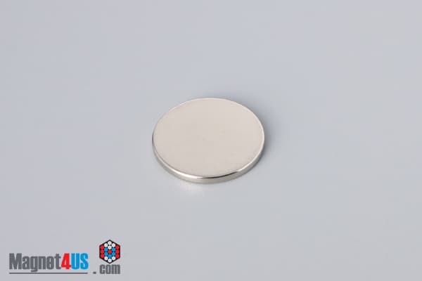 11/16" dia. x 1/16" N45 Neodymium Disc Magnet - photo 2