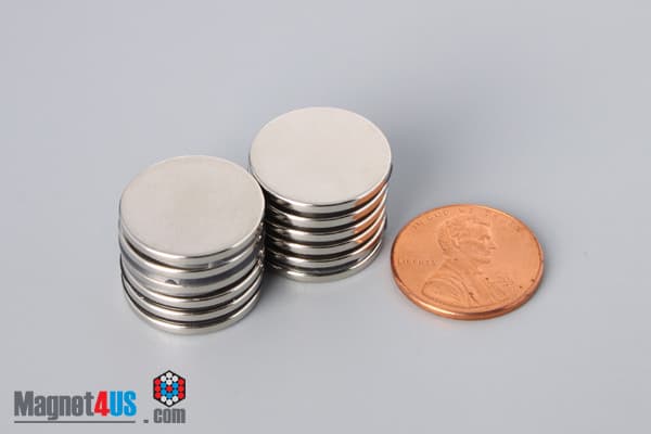 11/16" dia. x 1/16" N45 Neodymium Disc Magnet - photo 5