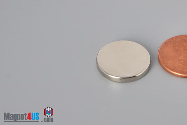 11/16" dia. x 3/32" N45 Neodymium Disc Magnet - photo 3