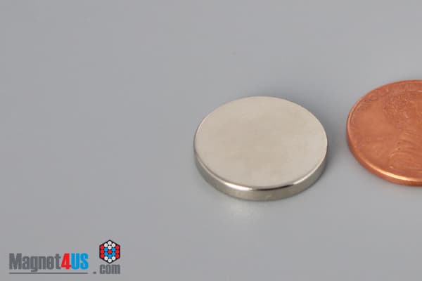 11/16" dia. x 1/10" N45 Neodymium Disc Magnet - photo 3