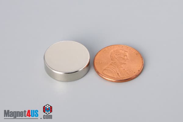 11/16" dia. x 2/10" N45 Neodymium Disc Magnet