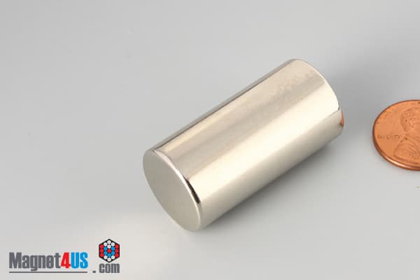3/4" dia. x 1 1/2" N45 Neodymium Cylinder Magnet - photo 3