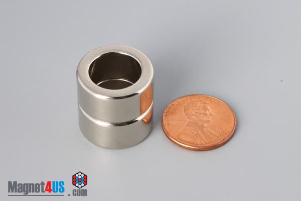 3/4" od x 1/2" id x 3/8" N45 Neodymium Ring Magnet - photo 5