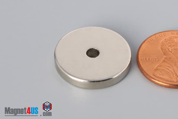 3/4" od x 1/8" id x 1/8" N42 Neodymium Ring Magnet - photo 3