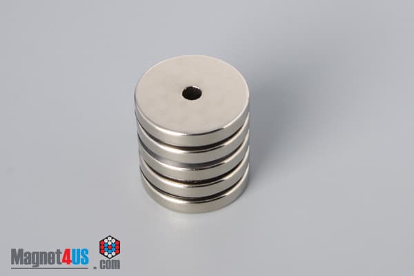 3/4" od x 1/8" id x 1/8" N42 Neodymium Ring Magnet - photo 4