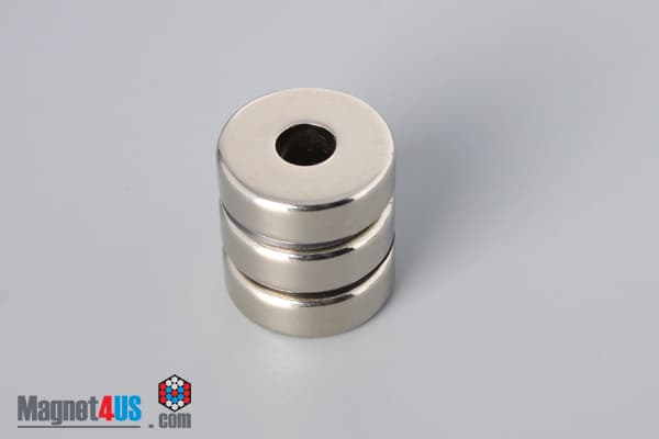 3/4" od x 1/4" id x 1/4" N45 Neodymium Ring Magnet - photo 4