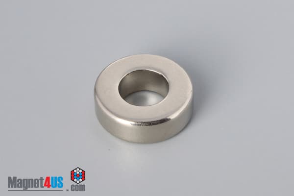 3/4" od x 3/8" id x 1/4" N45 Neodymium Ring Magnet - photo 2