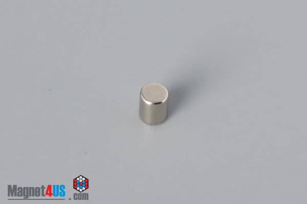 1/10" dia. x 1/8" N45 Neodymium Cylinder Magnet - photo 2