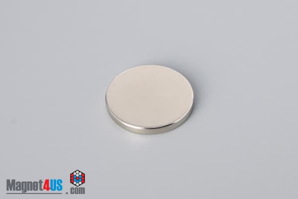 13/16" dia. x 3/32" N45 Neodymium Disc Magnet - photo 2
