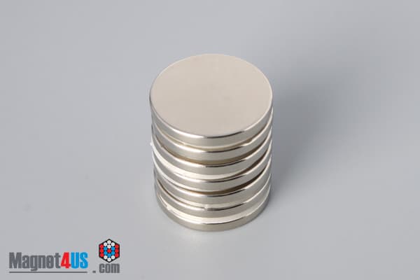 13/16" dia. x 3/32" N45 Neodymium Disc Magnet - photo 4