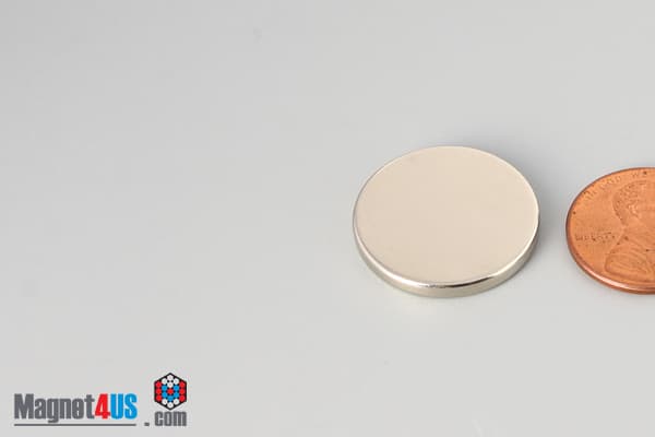 7/8" dia. x 1/16" N40 Neodymium Disc Magnet - photo 3